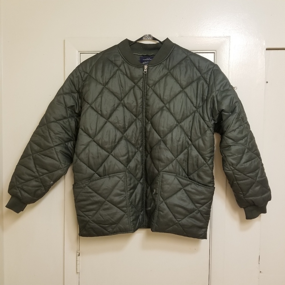 Jordan Craig green XL Bomber flight jacket